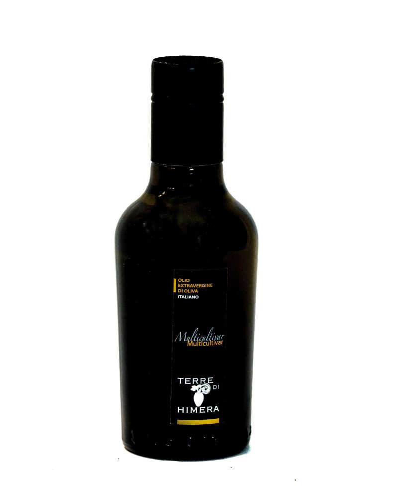 Bottiglia di Olio Extravergine di Oliva Blend siciliano Terre di Himera da 250 ml"