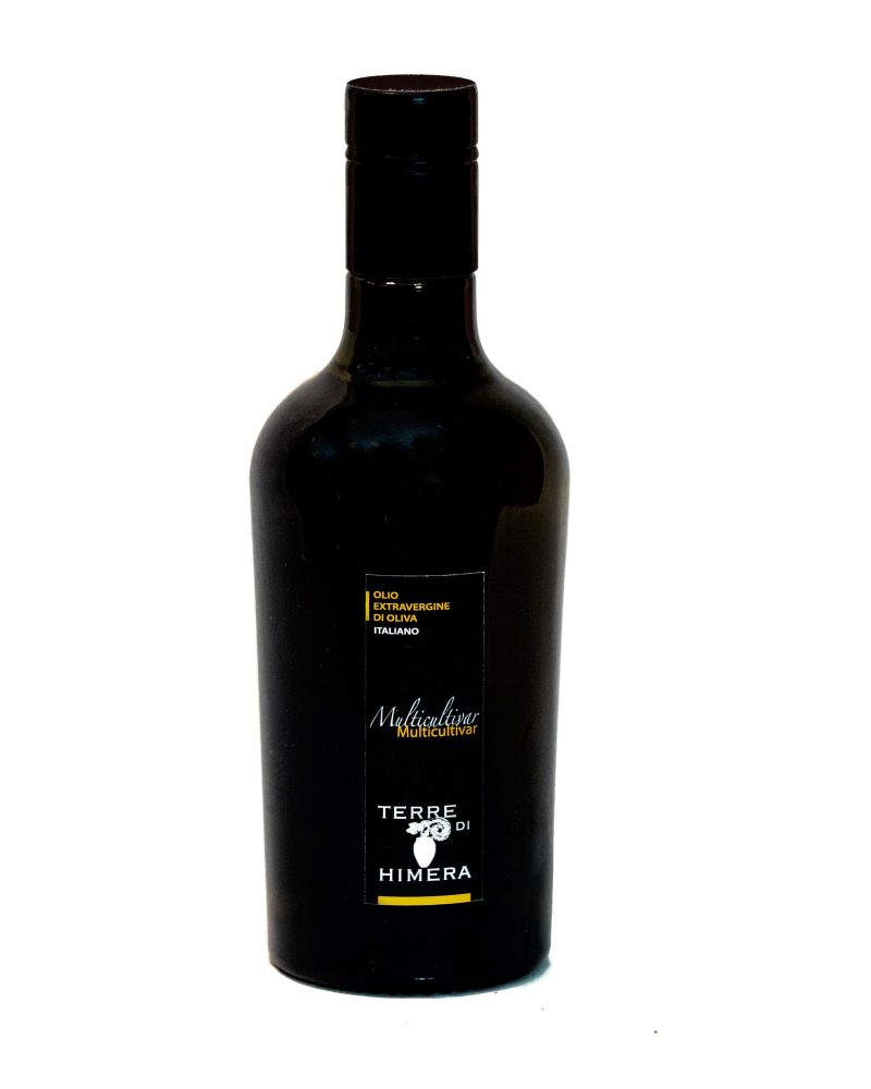 "Bottiglia di Olio Extravergine di Oliva Blend siciliano Terre di Himera da 500 ml"